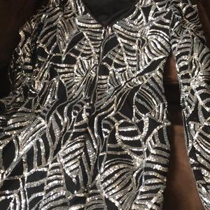 Private privilege sequin dress